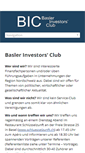 Mobile Screenshot of baslerinvestorsclub.ch